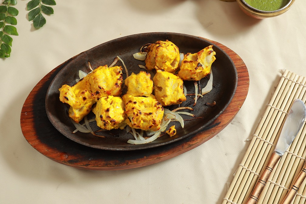 Elegant restaurant interior with comfortable seating and warm atmosphere